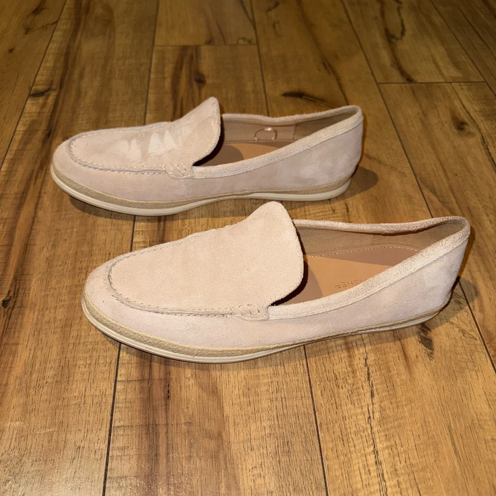 Cream loafers